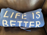 Life is Better at the Beach Long Beach, NY Blanket